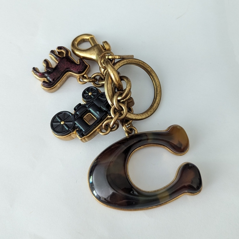 Coach bag charm